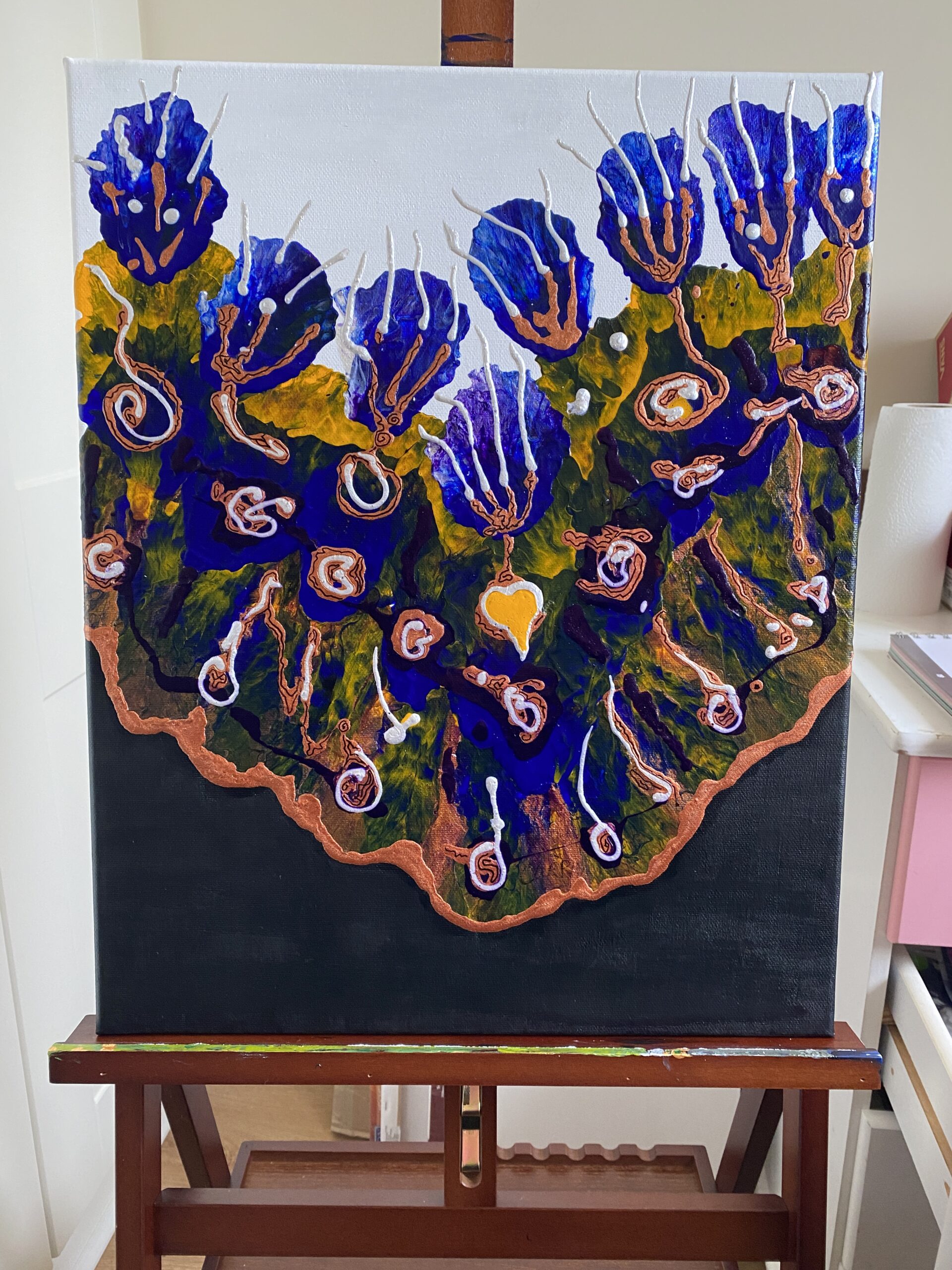 ‘Blue & White’ Abstract - Image 2