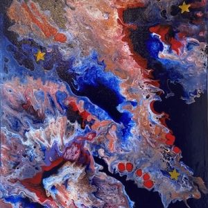 ‘Small blue abstract’